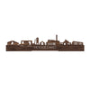 Standing Skyline Hoogezand Noten houten cadeau decoratie relatiegeschenk van WoodWideCities