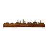 Standing Skyline IJmuiden Palissander houten cadeau decoratie relatiegeschenk van WoodWideCities