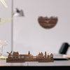 Standing Skyline Kampen Noten houten cadeau decoratie relatiegeschenk van WoodWideCities