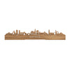 Standing Skyline Katwijk Eiken houten cadeau decoratie relatiegeschenk van WoodWideCities