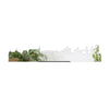 Standing Skyline Kerkrade Spiegel 40 cm houten cadeau decoratie relatiegeschenk van WoodWideCities