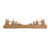 Standing Skyline Kinderdijk Eiken houten cadeau decoratie relatiegeschenk van WoodWideCities