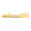 Standing Skyline Laren Metallic Goud gerecycled kunststof cadeau decoratie relatiegeschenk van WoodWideCities