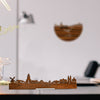 Standing Skyline Laren Palissander houten cadeau decoratie relatiegeschenk van WoodWideCities