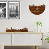 Standing Skyline Laren Palissander houten cadeau decoratie relatiegeschenk van WoodWideCities