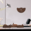 Standing Skyline Leersum Noten houten cadeau decoratie relatiegeschenk van WoodWideCities