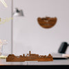 Standing Skyline Leersum Palissander houten cadeau decoratie relatiegeschenk van WoodWideCities