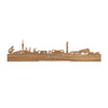 Standing Skyline Lelystad Eiken houten cadeau decoratie relatiegeschenk van WoodWideCities