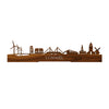 Standing Skyline Lommel Palissander houten cadeau decoratie relatiegeschenk van WoodWideCities