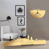 Standing Skyline Los-angeles Metallic Goud gerecycled kunststof cadeau decoratie relatiegeschenk van WoodWideCities