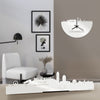 Standing Skyline Los-angeles Wit glanzend gerecycled kunststof cadeau decoratie relatiegeschenk van WoodWideCities