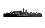 Standing Skyline Los Angeles Zwart Glanzend