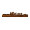 Standing Skyline Lyon Palissander houten cadeau decoratie relatiegeschenk van WoodWideCities