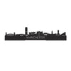 Standing Skyline Manchester Zwart houten cadeau decoratie relatiegeschenk van WoodWideCities