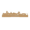 Standing Skyline Miami-beach Bamboe houten cadeau decoratie relatiegeschenk van WoodWideCities