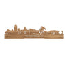 Standing Skyline Miami-beach Eiken houten cadeau decoratie relatiegeschenk van WoodWideCities