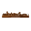 Standing Skyline Miami-beach Palissander houten cadeau decoratie relatiegeschenk van WoodWideCities