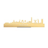 Standing Skyline Moerdijk Metallic Goud gerecycled kunststof cadeau decoratie relatiegeschenk van WoodWideCities