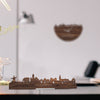 Standing Skyline Montfoort Noten houten cadeau decoratie relatiegeschenk van WoodWideCities