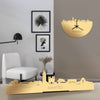 Standing Skyline Nantes Metallic Goud gerecycled kunststof cadeau decoratie relatiegeschenk van WoodWideCities