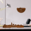 Standing Skyline Nantes Palissander houten cadeau decoratie relatiegeschenk van WoodWideCities