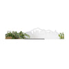 Standing Skyline Napoli Spiegel 40 cm houten cadeau decoratie relatiegeschenk van WoodWideCities