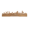 Standing Skyline Noordwijk Eiken houten cadeau decoratie relatiegeschenk van WoodWideCities