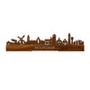 Standing Skyline Noordwijk Palissander houten cadeau decoratie relatiegeschenk van WoodWideCities