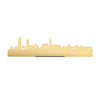 Standing Skyline Oosterhout Metallic Goud gerecycled kunststof cadeau decoratie relatiegeschenk van WoodWideCities