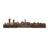 Standing Skyline Oosterhout Noten houten cadeau decoratie relatiegeschenk van WoodWideCities