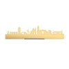 Standing Skyline Oss Goud Metallic 40 cm houten cadeau decoratie relatiegeschenk van WoodWideCities