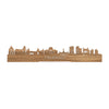 Standing Skyline Palermo Eiken houten cadeau decoratie relatiegeschenk van WoodWideCities