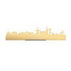 Standing Skyline Putten Metallic Goud gerecycled kunststof cadeau decoratie relatiegeschenk van WoodWideCities