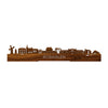 Standing Skyline Rosmalen Palissander houten cadeau decoratie relatiegeschenk van WoodWideCities