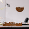 Standing Skyline Schiedam Palissander houten cadeau decoratie relatiegeschenk van WoodWideCities