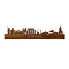 Standing Skyline Schiedam Palissander houten cadeau decoratie relatiegeschenk van WoodWideCities