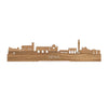 Standing Skyline Siena Eiken houten cadeau decoratie relatiegeschenk van WoodWideCities