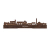 Standing Skyline Siena Noten houten cadeau decoratie relatiegeschenk van WoodWideCities