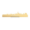 Standing Skyline Strasbourg Metallic Goud gerecycled kunststof cadeau decoratie relatiegeschenk van WoodWideCities