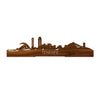 Standing Skyline Tenerife Palissander houten cadeau decoratie relatiegeschenk van WoodWideCities