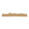 Standing Skyline Toulouse Bamboe houten cadeau decoratie relatiegeschenk van WoodWideCities