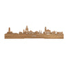 Standing Skyline Urk Eiken houten cadeau decoratie relatiegeschenk van WoodWideCities