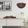 Standing Skyline Vancouver Noten houten cadeau decoratie relatiegeschenk van WoodWideCities