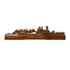 Standing Skyline Vancouver Palissander houten cadeau decoratie relatiegeschenk van WoodWideCities