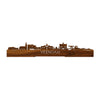 Standing Skyline Veendam Palissander houten cadeau decoratie relatiegeschenk van WoodWideCities