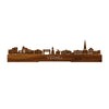 Standing Skyline Veghel Palissander houten cadeau decoratie relatiegeschenk van WoodWideCities