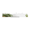 Standing Skyline Verona Spiegel 40 cm houten cadeau decoratie relatiegeschenk van WoodWideCities