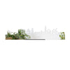 Standing Skyline Westland Spiegel 40 cm houten cadeau decoratie relatiegeschenk van WoodWideCities