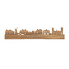 Standing Skyline Willemstad Eiken houten cadeau decoratie relatiegeschenk van WoodWideCities