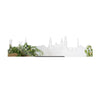 Standing Skyline Winschoten Spiegel 40 cm houten cadeau decoratie relatiegeschenk van WoodWideCities